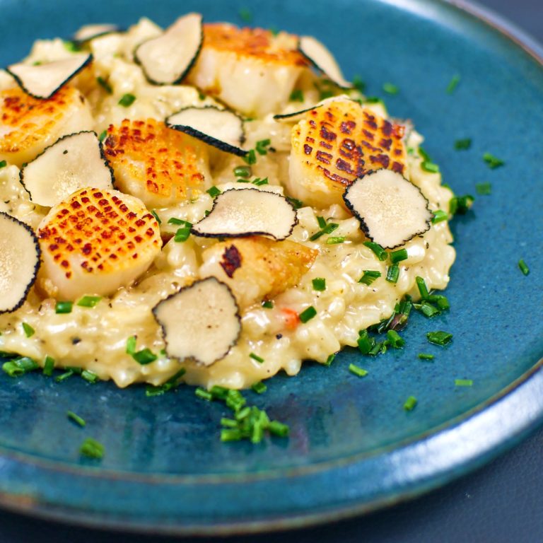 Read more about the article Trüffelrisotto | Jakobsmuscheln | Parmesan