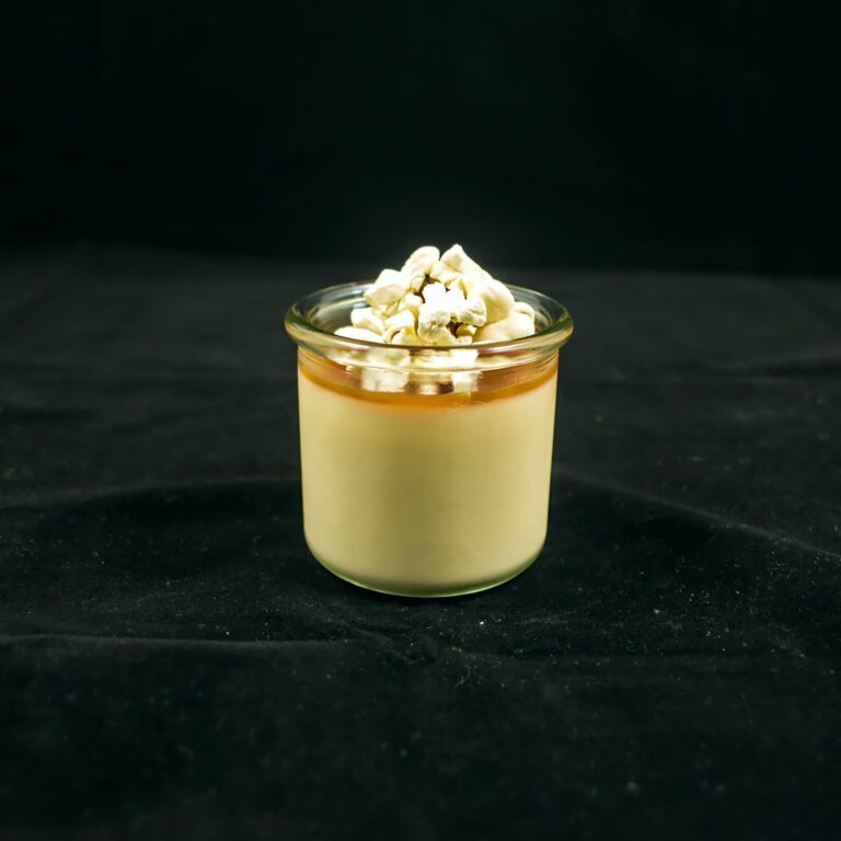 Read more about the article Popcorn Panna Cotta | Salted Caramel Sauce